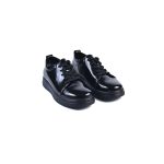 ELD 3113G01 NEGRU LAC 1 Pantofi Casual, 08184, din piele naturala