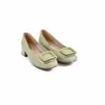 OTTER T1D2105 1 06 VERDE 1 Pantofi eleganti , 03923, din piele naturala