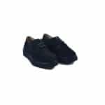 PTR GALA108 NEGRU VELUR 1 Pantofi Casual, 02391, din piele naturala