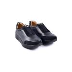 PYR VILLA15735 NEGRU 1 Pantofi Casual, 09286, din piele naturala