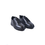 jhn k05 negru 1 Pantofi casual barbati, 14804, din piele naturala