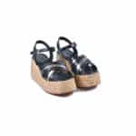 abn 110923 negru 1 Sandale casual , 15926, din piele naturala