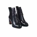 JHN S121.Z2105R.1 NEGRU 1 Ghete dama elegante, 21999, din piele naturala