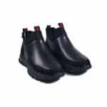 OTTER 7OWG50024.01 NEGRU 1 Ghete barbati, 22475, din piele naturala