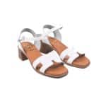 EMI 5611 ALB 1 Sandale casual, 28627, din piele naturala