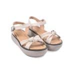 FORMAZIONE FF03 CREM 1 Sandale casual dama, 28654, din piele naturala