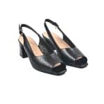 SLA 20650 08 NEGRU 1 Sandale elegante dama, 28728, din piele naturala