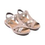 rieker 65919 61 bej 1 Sandale casual RIEKER, 29338, din piele naturala si piele ecologica
