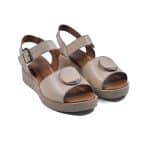 SPD PMV D22 361 BEJ 1 Sandale casual dama, 29845, din piele naturala