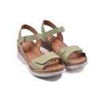 SPD PMV D72 701 VERDE 1 Sandale casual dama, 29774, din piele naturala