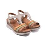 SPD PMV D72 707 BEJ MC 1 Sandale casual dama, 29789, din piele naturala