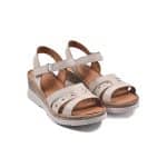 spd pmv d72 702 bej 1 Sandale casual dama, 29779, din piele naturala